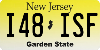 NJ license plate I48ISF