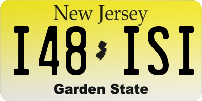 NJ license plate I48ISI