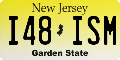 NJ license plate I48ISM