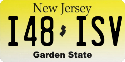 NJ license plate I48ISV