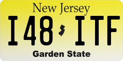NJ license plate I48ITF