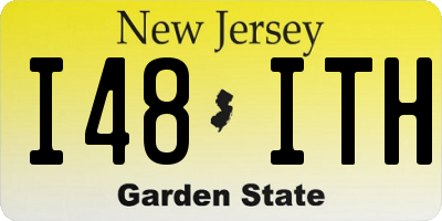 NJ license plate I48ITH