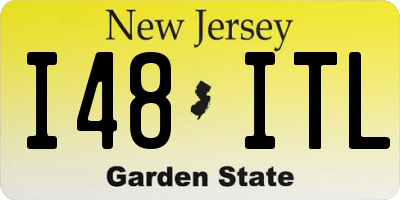NJ license plate I48ITL