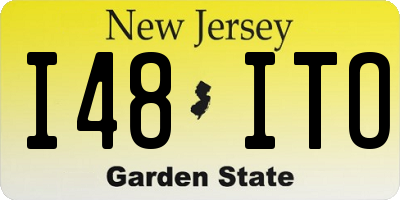 NJ license plate I48ITO