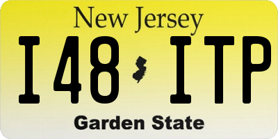NJ license plate I48ITP