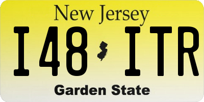 NJ license plate I48ITR
