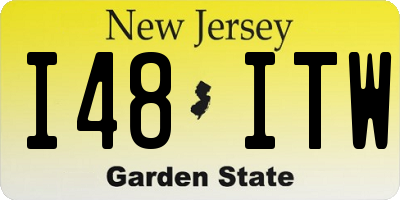NJ license plate I48ITW