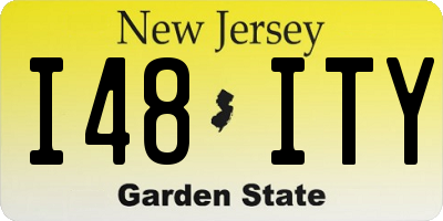 NJ license plate I48ITY