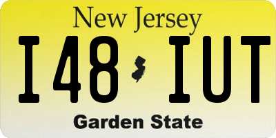 NJ license plate I48IUT