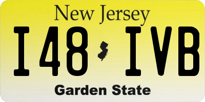NJ license plate I48IVB