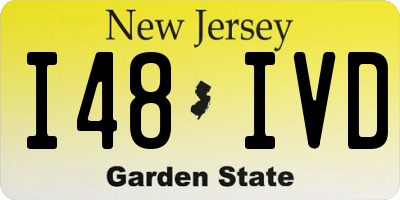 NJ license plate I48IVD