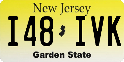 NJ license plate I48IVK