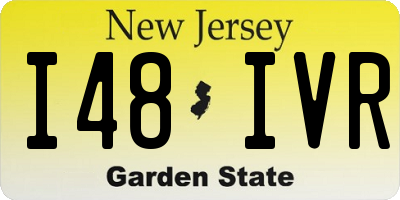 NJ license plate I48IVR