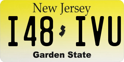 NJ license plate I48IVU