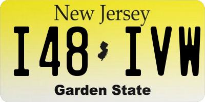 NJ license plate I48IVW
