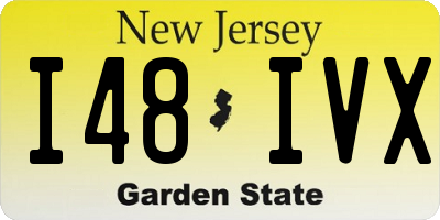 NJ license plate I48IVX