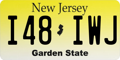 NJ license plate I48IWJ