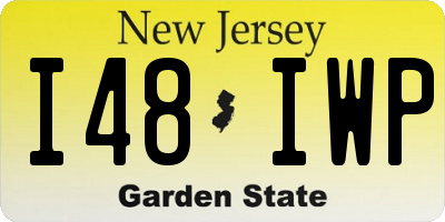 NJ license plate I48IWP