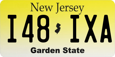 NJ license plate I48IXA