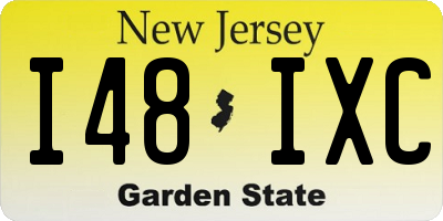 NJ license plate I48IXC