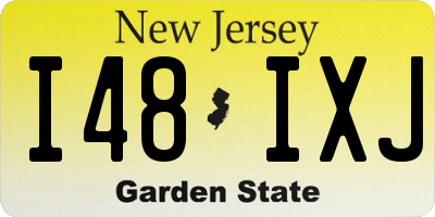 NJ license plate I48IXJ