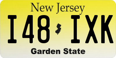 NJ license plate I48IXK