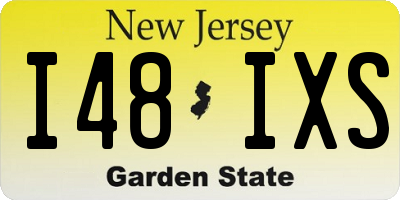 NJ license plate I48IXS