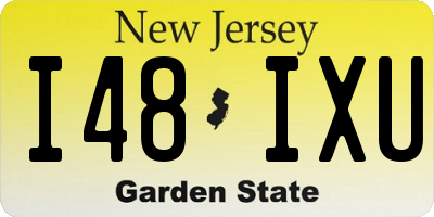 NJ license plate I48IXU