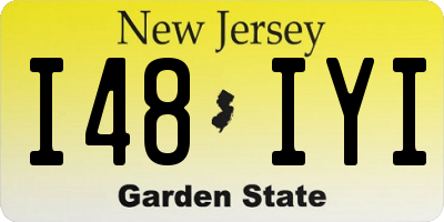 NJ license plate I48IYI