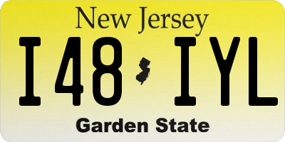 NJ license plate I48IYL