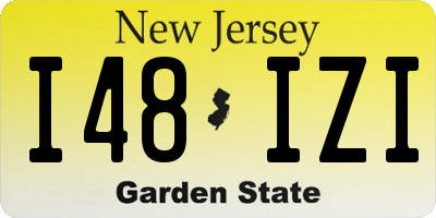 NJ license plate I48IZI