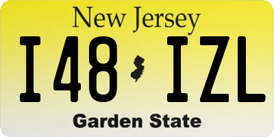 NJ license plate I48IZL