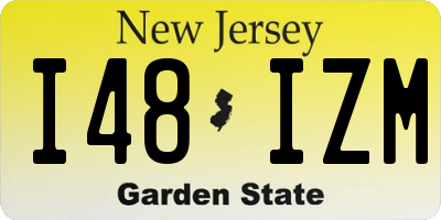 NJ license plate I48IZM