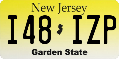 NJ license plate I48IZP
