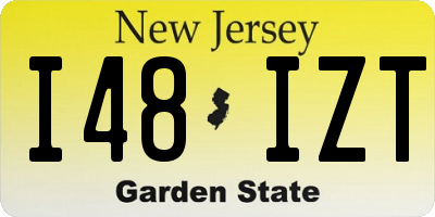 NJ license plate I48IZT