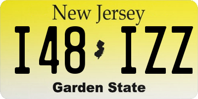 NJ license plate I48IZZ
