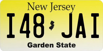 NJ license plate I48JAI