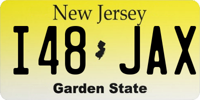 NJ license plate I48JAX