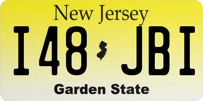 NJ license plate I48JBI