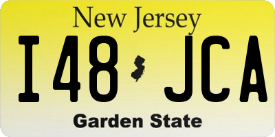 NJ license plate I48JCA