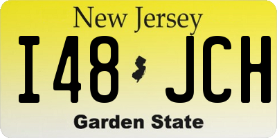 NJ license plate I48JCH
