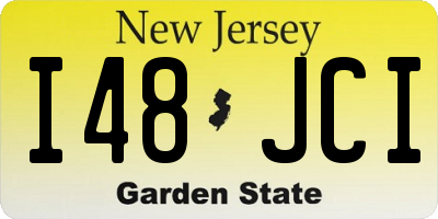 NJ license plate I48JCI