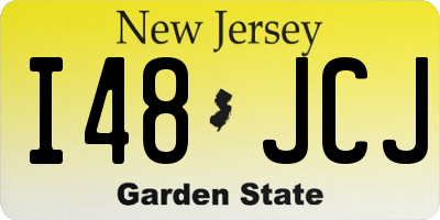NJ license plate I48JCJ