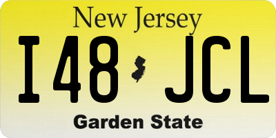NJ license plate I48JCL