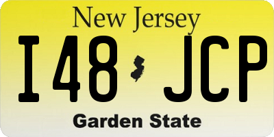 NJ license plate I48JCP
