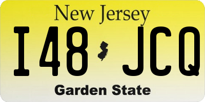 NJ license plate I48JCQ
