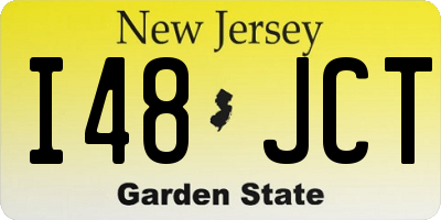 NJ license plate I48JCT