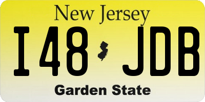 NJ license plate I48JDB
