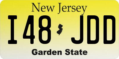 NJ license plate I48JDD