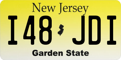 NJ license plate I48JDI